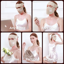 Portable 105mw Soft Silicone LED Facial Mask 460 660 850 1064nm Laser Red Light Phot-on Therapy Skin Care