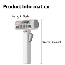 New 2-in-1 Pet Hair Comb One-click Self Cleaning Dematting Combs Hair Removal Smooth Pet Grooming Brush For Dogs Cats