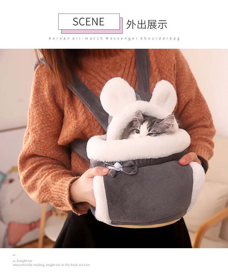 Cat Backpack Carrier with Bed Portable Bubble Window Pet Carrier, Airline Approved Soft-Sided for Small Dog, Travel, Hiking