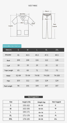 Long Sleeve Medical Uniforms Women Men Scrubs Sets Hospital Surgery Suits Doctors Nurses Accessorires Dental Clinic Work Clothes