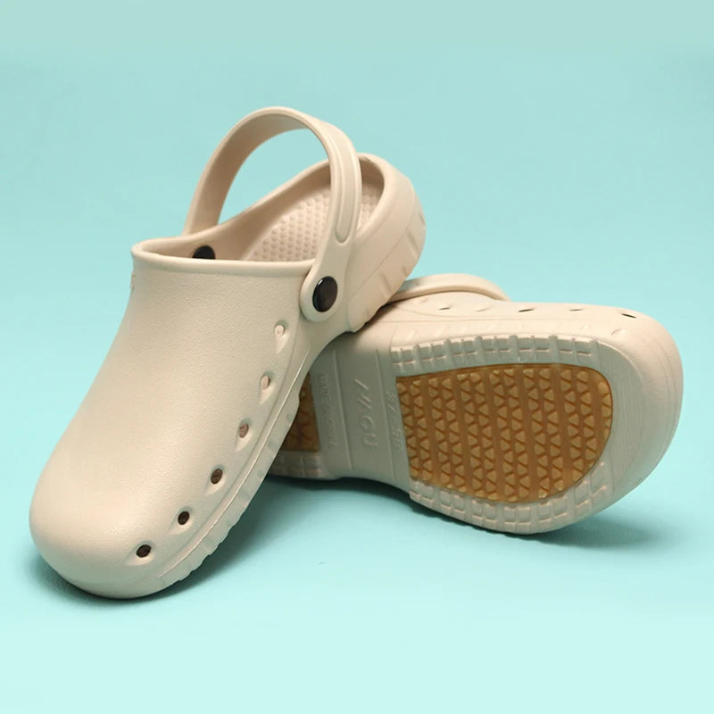 Doctor Scrub Clogs Light Nurse Slippers Medical Shoes Non-slip Dentist Surgical Shoes Soft Pet Hospital Scrub Clogs X09-05