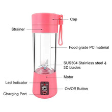 Wireless Juicer household fruit cup mini portable blender cup USB charging small Juicer