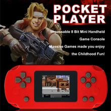 GAMINJA GC31 Retro Mini Handheld Video Game Console Portable TFT Color Screen 8Bit Game Player Built-in 128 Games