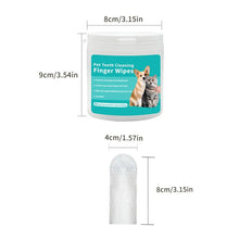Produits de nettoyage pour animaux, brosses à dents jetables pour le doigt, doigtiers de nettoyage des dents pour animaux, lingettes humides, hygiène bucco-dentaire pour chiens et chats