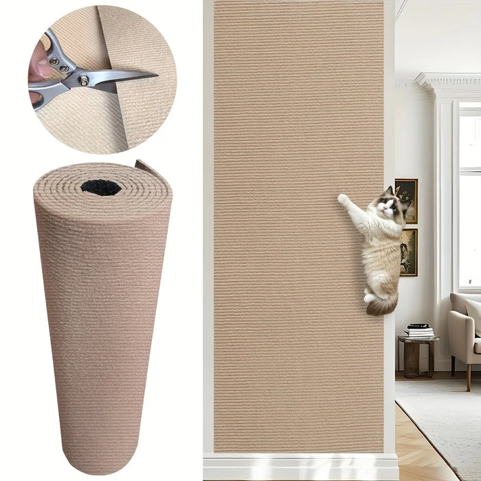 Tapis pour chat, griffoir découpable et autocollant, revêtement DIY pour arbres à chat et protection de meubles