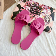 2026 Summer New Women's Flat Flat Comfortable Casual Fashion Versatile Hollow Slippers