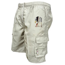 Men's Elastic Waist Cargo Work Shorts Men Outdoor Leggings Leisure Harajuku Street Style Jogging Shorts Loose Work Casual Shorts