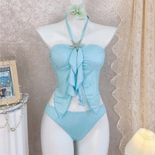 Metal Star Tankini Halter Bikini Set For Women Swimwear