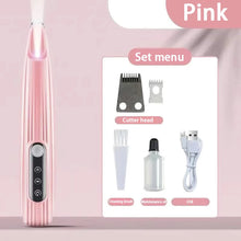 Portable Dog Paw Trimmer with Led Light Rechargeable Cordless Nail Grinder Shaver for Cats And Other Pets Nail Grooming Tools