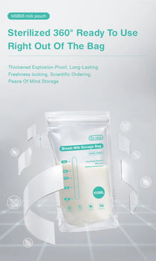 MAMIJOY 10/30Pcs 150/250ML Breast Milk Storage Bag Disposable Capacity Frozen Milk Storage Bag BPA Free MSB05