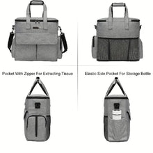 Large 6 PCS Airline Approved Dog Travel Bag Set Weekend Pet Travel Organizer with Multi-Function Pockets for Supplies
