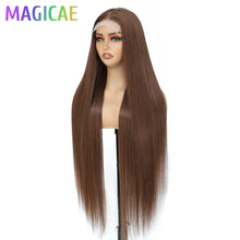 Magicae 36 Inch 4x4 Lace Front Wig Chestnut Brown Ombre