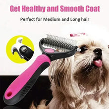Pet Deshedding Brush Cat Comb Self Cleaning Hair Remover Grooming Tool for Dog and Cats De-Matting Comb Cleaning Pets Supplies