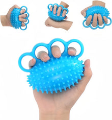 Portable Spike Massage Hand Grip Exerciser Finger Strength Training Squeeze Ball Home Office Fitness Stress Relief Hand Tool