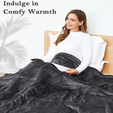 Heated Blanket-Electric Blanket,Soft Heated Throw Blanket with 6 Heating Levels & 4 Hours auto-Off,Over-Heat Protection
