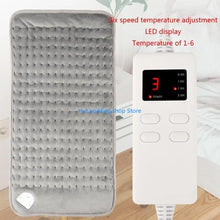 T21C Electric Blanket Throw Heated Blanket Flannel Fast Heating Heating Pad Washable Auto Shut Off Heat Shoulder Wrap