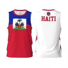 Nouveauté : Débardeur pour homme imprimé en 3D Haïti, haut tendance été 2025 à manches courtes, t-shirt streetwear coupe oversize