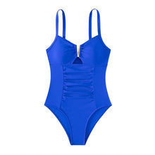 2026 V-neck Shiny Swimwear Women Beach One Piece Swimsuit Mujer Trikini Badpak Maio Biquini Monokini Bikini