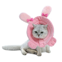 Soft Kitty Recovery Collar Sponge Flannel Cat Cosplay Elizabethan Collar Anti-licking Cute Dog Protective Neck Cone Stop Licking