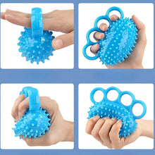 Portable Spike Massage Hand Grip Exerciser Finger Strength Training Squeeze Ball Home Office Fitness Stress Relief Hand Tool