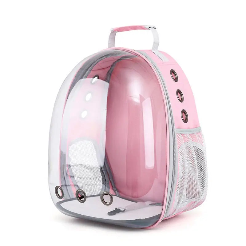Pet carrying bag space  Space capsule dual-shoulder backpack  Breathable transparent backpack  Cat and dog transportation bag