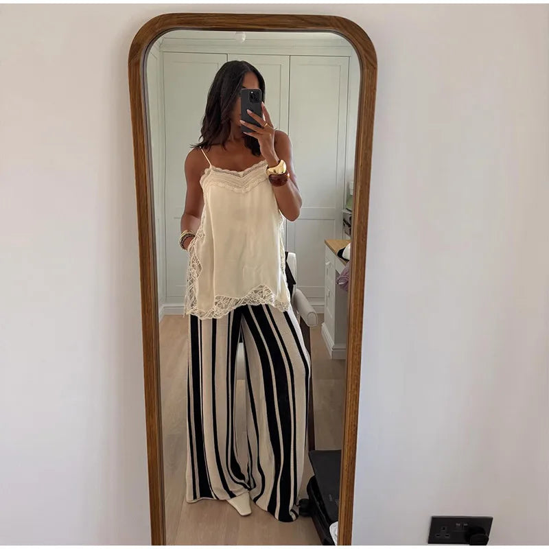Women Solid Cloak Long Dresses Fashion Stand Neck Lace Sleeveless Ruffle Irregular Hem Dress 2025 New Summer Street Lady Gown