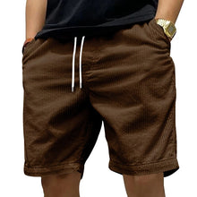 Men's Heavy Corduroy Cargo Shorts, Retro Trendy Design, Casual Street Style, Summer Wholesale