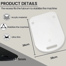 Thermomix TM5 TM6 Wooden Food Processor Tray Kitchen Countertop Coffee Machine Sliding Base Wear-resistant Transparent Slide