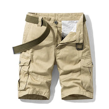 New Summer Men Thin Cotton 100% Cargo Shorts Quality Man Multi Pockets Casual Shorts Jogger Sportswear Pants Male Loose Shorts