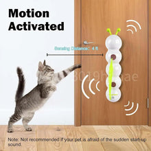 Intelligent Interactive Cat Stick Pro with Prey Tail Replaceable Automatic Swing Caterpillar Motion Activated Teasing Cat Toy