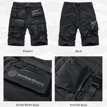 Multi-pocket Tactical Function Cargo Shorts Summer Mens Clothing Y2K High Street Punk Style Techwear Quick-dry Pants pantalone