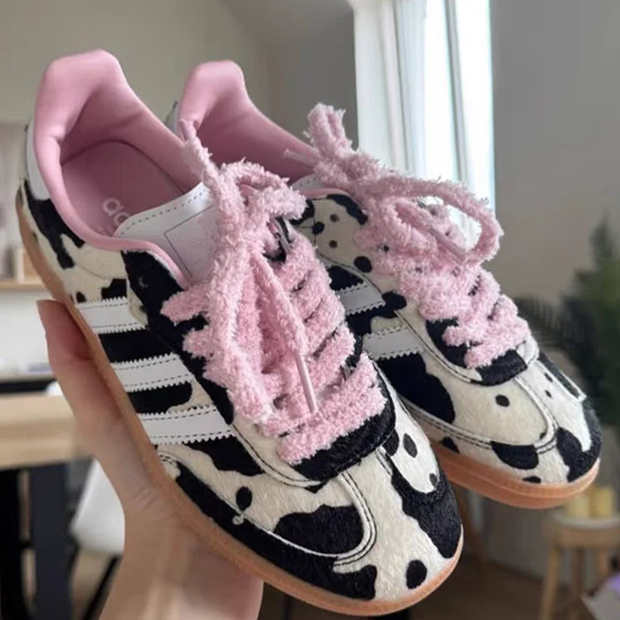 Beauty Cute Plush Shoelaces Men Women Winter Caterpillar Trend Personality For Sport Casual Basketball Sneakers DE Training Shoe