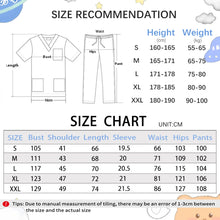 Fashion Surgical Uniforms Medical Scrub Set Doctor Nurse Clinical Workwear Nursing Suit Beauty Spa Work Clothes Scrubs Top Pants