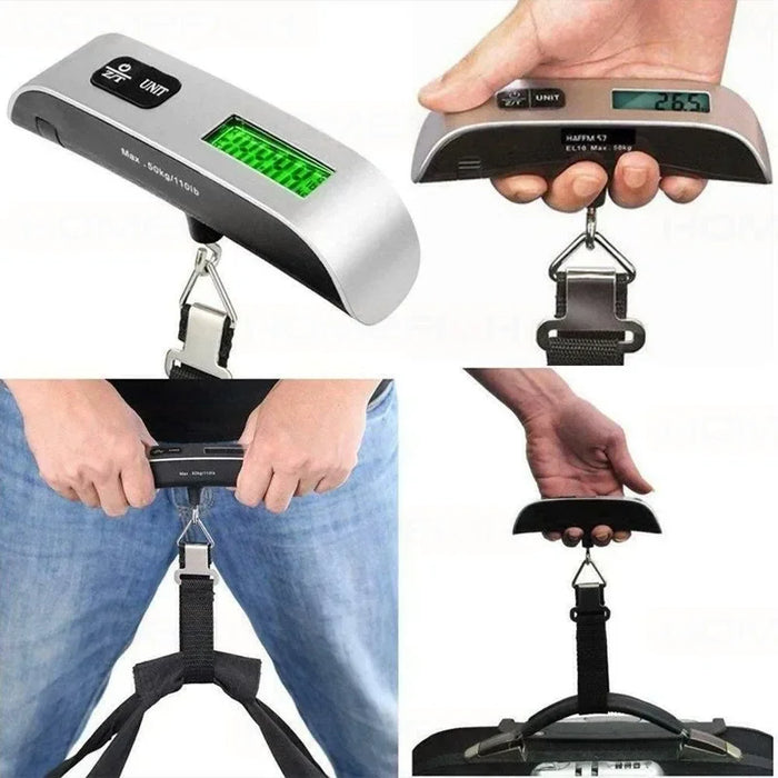 Balance numérique 50 kg 10 g, balance électronique, pèse-bagages portable pour cuisine, voyage et valise
