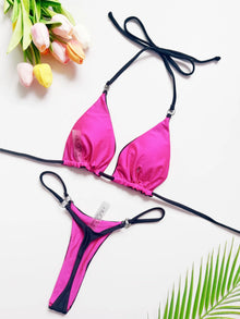 Ruotonsept Bandage Bikinis Set Two Piece Triangle Swimwear