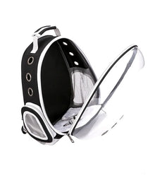 Pet carrying bag space  Space capsule dual-shoulder backpack  Breathable transparent backpack  Cat and dog transportation bag