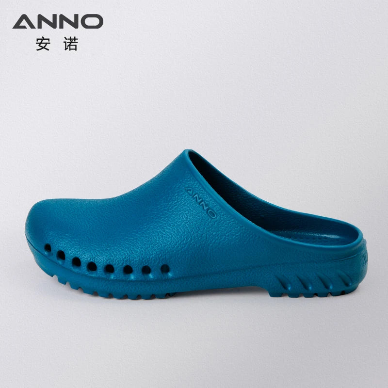 ANNO Soft Nurses Medical Shoes Anti-slip Protective Clogs Operating Room Lab Slippers Chef Work Flat Clog Hospital Foot Wear