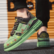 Sneaker Casual Men Designer Easy Matching Board Shoes Fashion Microfiber Leather Breathable Height Increased Flat Platform Shoes