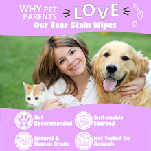 1-Pack Gentle Pet Eye Wipes - Plant Extracts No Irritation Tear Stain Remover for Cats Dogs Portable Eye Care Essentials