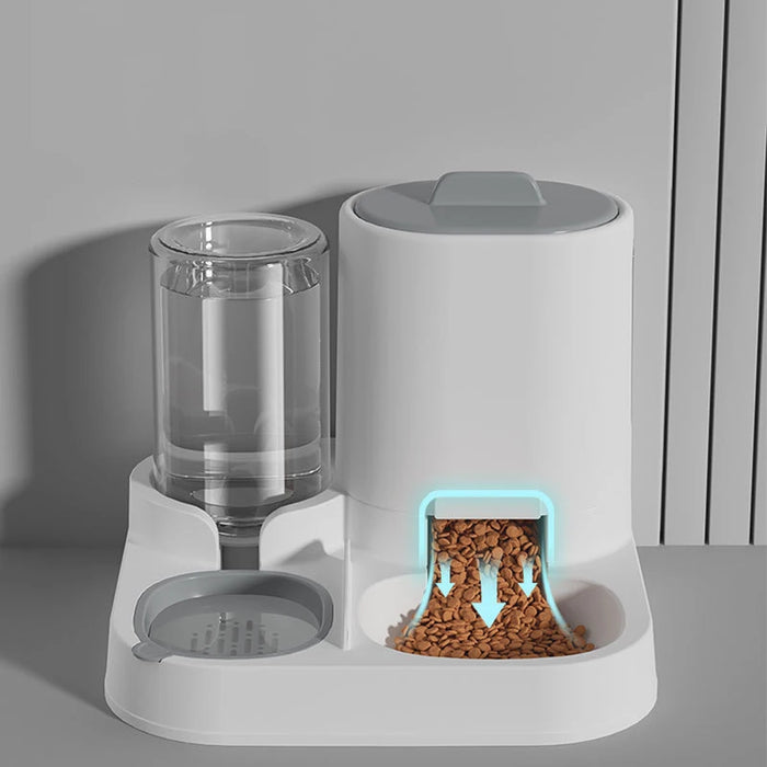 Pet feeding water maker two-in-one smooth food large capacity integrated feeding water simple wind bowl cat food bowl dog bowl