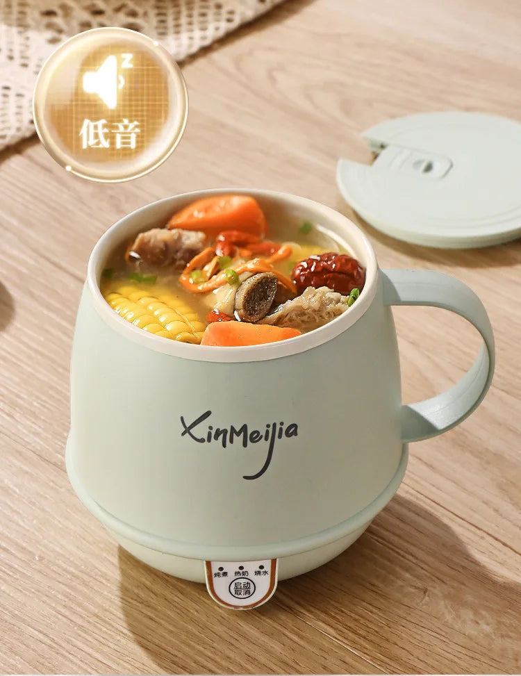 Personal Multifunction Wellness Cup, Ceramic Electric Heating Mug for Milk Tea Soup, Fast Portable Warmer for Travel Breakfast