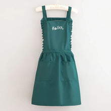 Princess Style Apron, Waterproof Floral Restaurant Barista Work Uniform Apron, Suitable For Restaurants/Hotels/Gardening