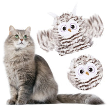 Flapping Wings Sparrow Toys Rechargeable Simulated Chirping Bird Cat Toy Bird Chirping Cat Toy for Indoor Cats