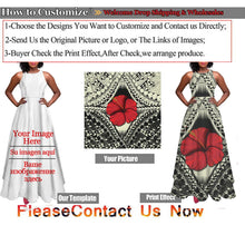 2025 Luxury Party Maxi Dresses for Women Haiti Flag Designer Polynesian Sleeveless Ladies Dress Summer Sleeveless Long Sundress