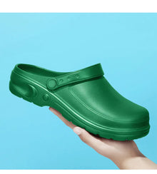 Non-Slip Closed-Toe Operating Room Slippers, Medical Closed-Toe Slippers, Hospital Clogs, Surgical Shoes for Departments, Dual-Use