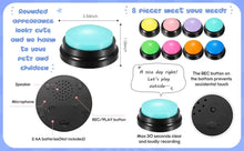 Dog Communication Buttons Voice Recording Button for Pet Training Buzzer 30 Second Record Playback Funny Gift for Talking Pet