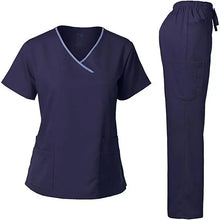 Hospital Medical Uniforms Women Scrubs Tops Straight Pant Surgical Doctors Clothes Set Nurses Accessories Beauty Spa Workwear