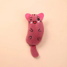 Cartoon cat and dog shaped toys, bite-resistant puppy plush dolls cat self-entertainment teeth grinding and cleaning interactiv