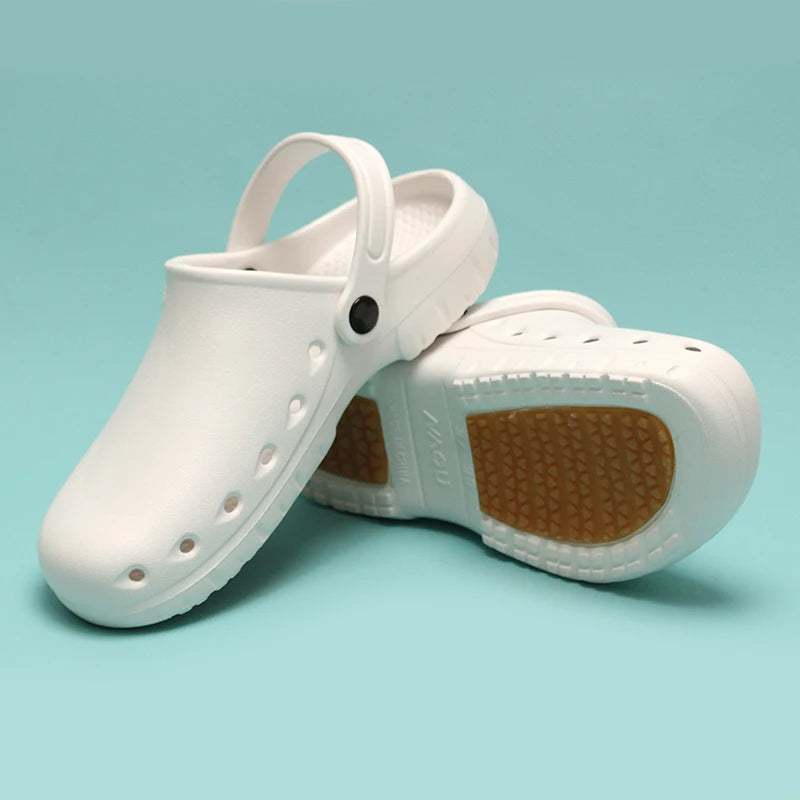 Doctor Scrub Clogs Light Nurse Slippers Medical Shoes Non-slip Dentist Surgical Shoes Soft Pet Hospital Scrub Clogs X09-05