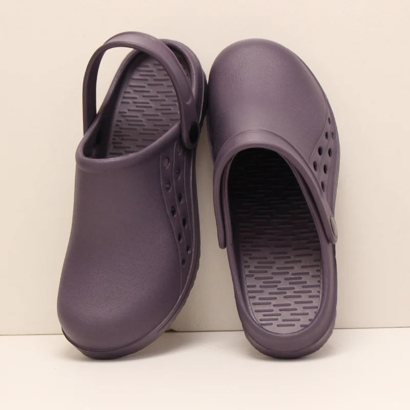 Men's and Women's Classic Clog Nurse Shoes Scrub Clogs EVA Medical Work Anti Slip Working Slippers Sandal Classic Clogs XO6-01